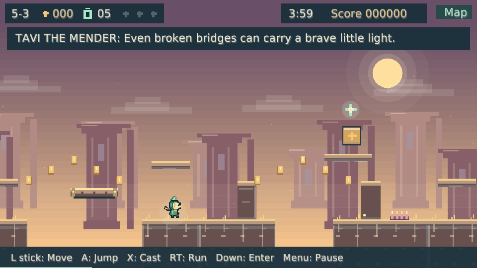 Tavi the Mender in-game screenshot