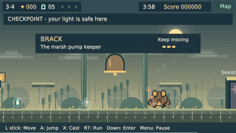 Brack in-game screenshot