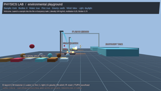 Physics Lab — in-game view
