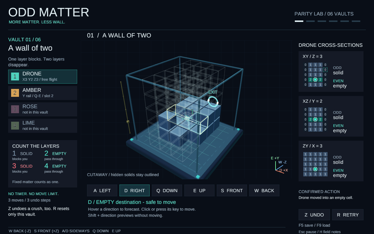 Odd Matter in-game screenshot
