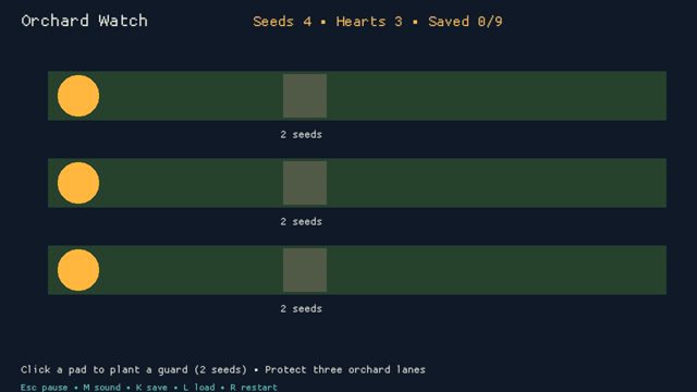 Orchard Watch in-game screenshot
