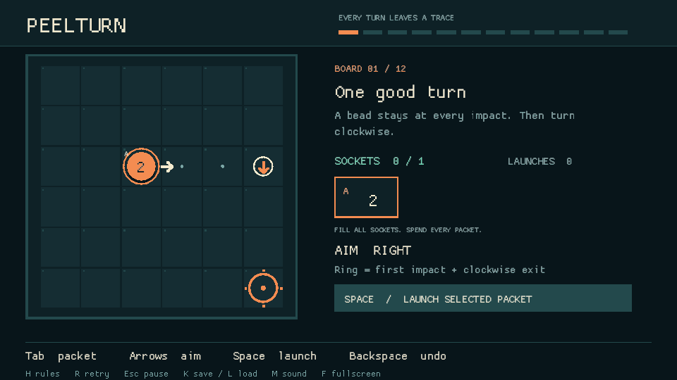 Peelturn in-game screenshot