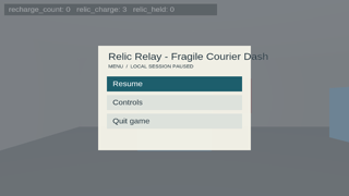 Relic Relay in-game screenshot